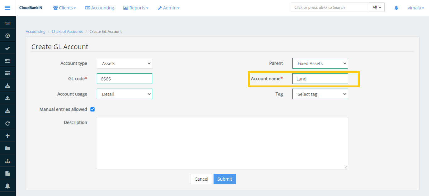Chart-of-Accounts-Subledger-Value