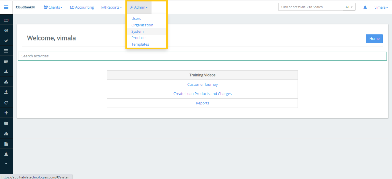 Manage-Codes-Menu client 1