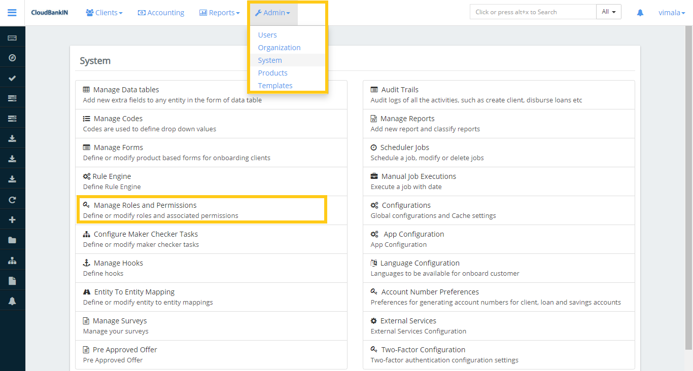 Roles &amp; Permissions